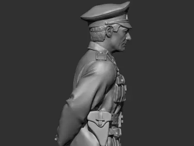 German Officer 1 3D print model