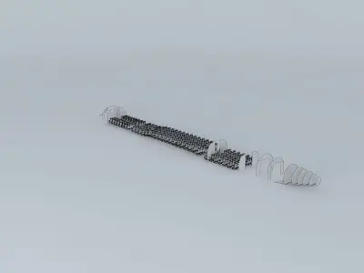 B757 interior Free 3D model