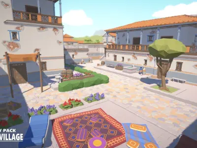 RPG Poly Pack - Ancient Village Low-poly 3D model