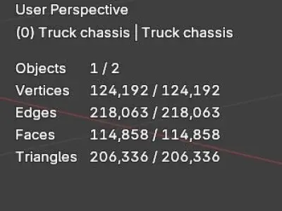 Stylized Bus Chassis High-Quality 3D Model 3D model