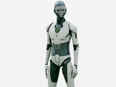 i-HOMO 04  Rigged for Unreal Engine - Unity - MIXAMO 3D model