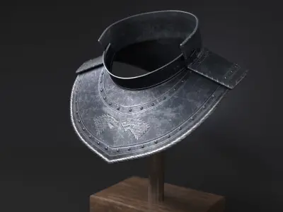 The Game of thrones stark family armor  Low-poly 3D model