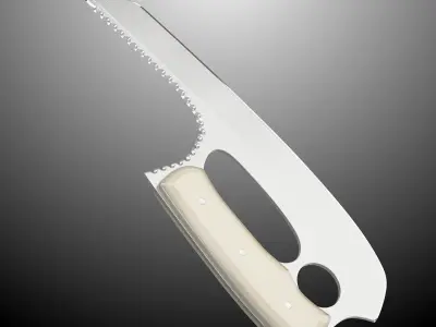 Knife Weapon Concept Low-poly 3D model