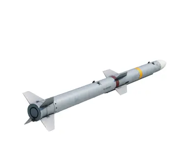 Taiwan TC-2 TC2 Sky Sword II BVR air-to-air Missile 3D model