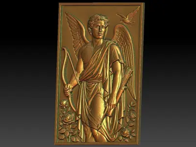 1 Roman God CNC Relief Model 3D print model