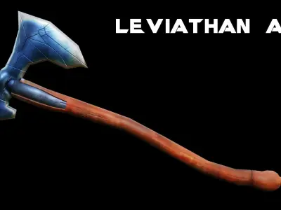 Leviathan Axe Low-poly 3D model