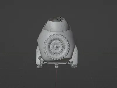 BA 64 Low-poly 3D model
