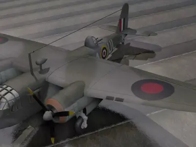 Blackburn B-26 Botha Mk-1 3D model