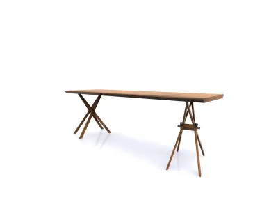 Furniture Desk Free 3D model