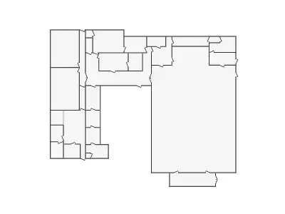 Commercial Interior Sketch - 24001-28000 SF - Xactimate 3D model