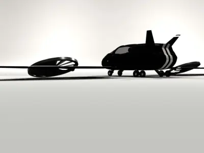 Advanced Aircraft Low-poly 3D model