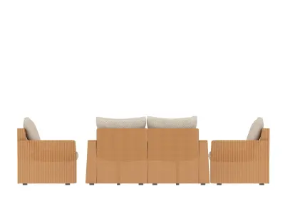 Set of garden furniture 3D model