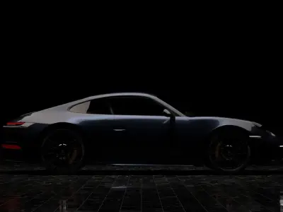 Porsche 911 Carrera GTS Free 3D model