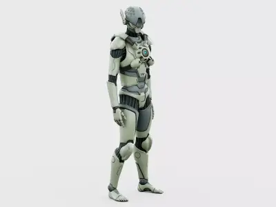 CYBORGTOPIA B-14  Rigged for Unreal Engine - Unity - MIXAMO 3D model