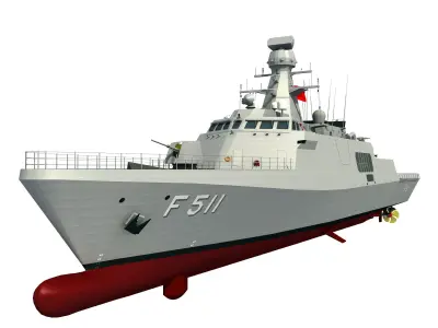 TURKISH NAVAL FORCES 3D model