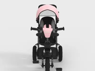 FOLDING BABY TRICYCLE 3D model