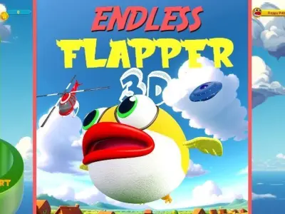 Best 3D Flappy Bird Iteration Low-poly 3D model