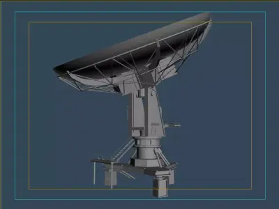 Antena satellite dish 3D model