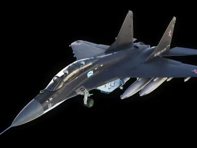 Mig-35 29 KUB Low-poly 3D model