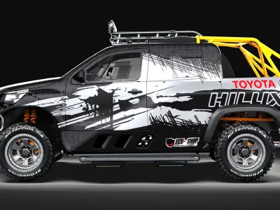 AVS Rhino II 6x6 Wheels 3D model