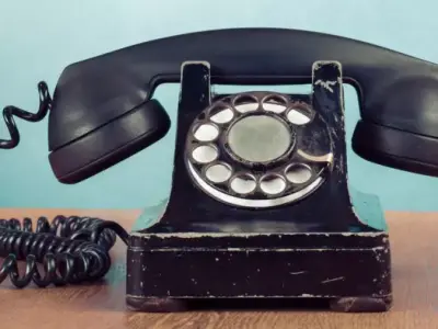Telephone old fashioned Free 3D model