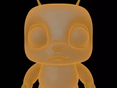 Cute Alien Figure 3D print model