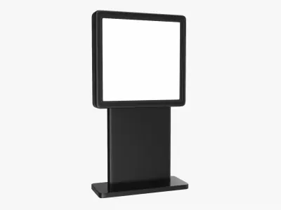 Advertising stand display mockup 10 3D model