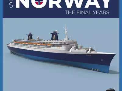 SS NORWAY cruise ship - final years version - full and waterline 3D print model