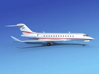 Global Express XRS V02 3D model