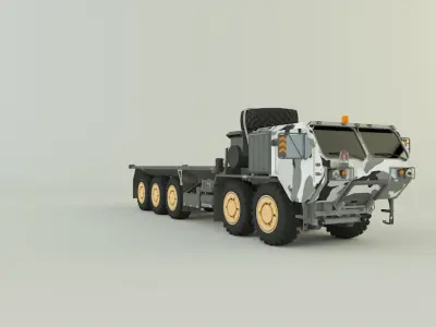 Hemtt A4 Military Container Truck 3D model