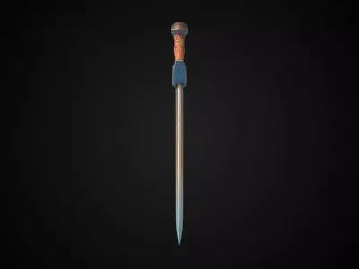 Stylized Hobbit Sword - Willow Edge - Game Ready 3D model