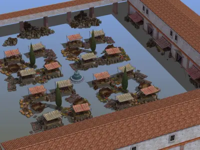 Ancient Marketplace 3D model