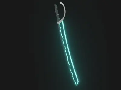 Sci-Fi Sword Free 3D model