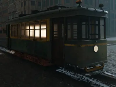 THE TRAIN - MANAUS BELLA EPOQUE Free low-poly 3D model