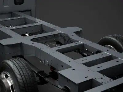 Renault Master SingleCab SW E30 Chassis 2014 3D model