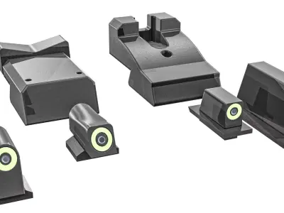Pistol Night Sights Low-poly 3D model