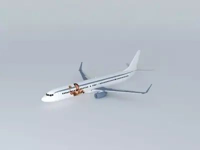 airplane passenger Free 3D model