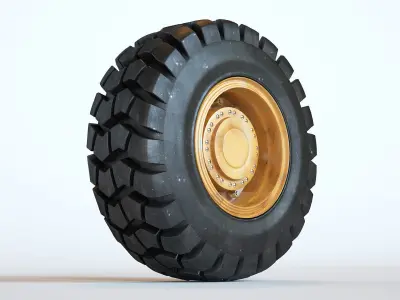 Wheel Tractor 3D model