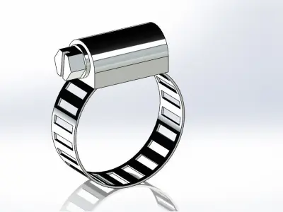  hose clamp 3D model