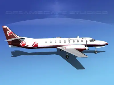Swearingen SA226 Bearskin Airlines 2 3D model