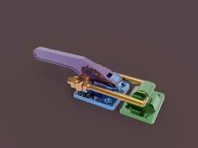 Handle lock Free 3D model