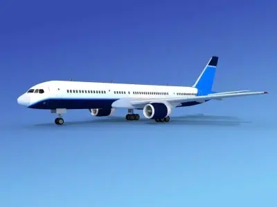 Boeing 757-200 Corporate 6 3D model
