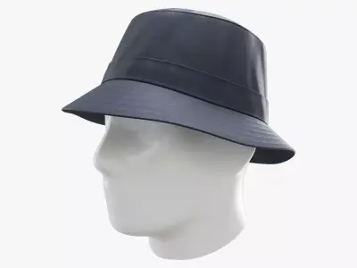 Bucket Hat PBR Low-poly 3D model