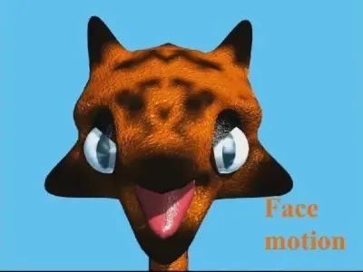 Gerrafagon the toothless reptile wyvern  Low-poly 3D model