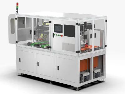 Automatic Glue Cleaning Machine 3D model