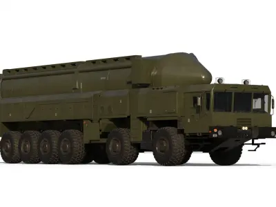 RS-26 Oreshnik Rubezh IRBM 3D model