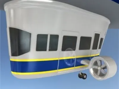 Goodyear Blimp 3D model