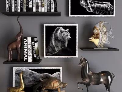 Decor set 23 3D model