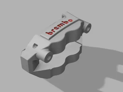 Brembo caliper M4 3D model