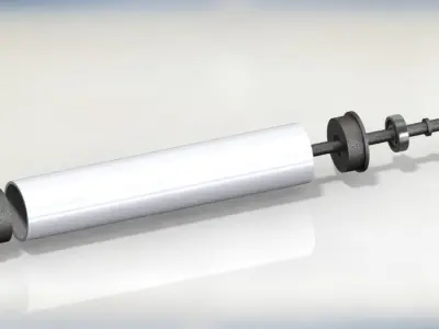 Paper Slitting Machine Free 3D model